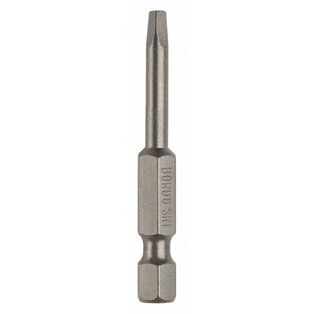 Power Bit Square Recess No.1 50mm Min. Qty 10 by USA Bordo Screwdriver Bits