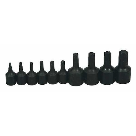Torx Socket T10 1/4" D Black by USA Lisle Sockets