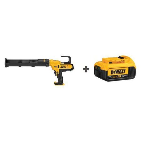 Cordless Caulk Gun Kit 20V 4.0Ah 25" L by USA Dewalt Cordless Caulk Guns