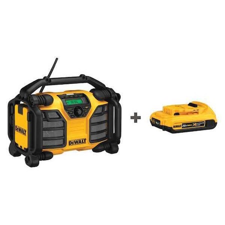 Jobsite Charger Radio Kit 12.0/20.0V by USA Dewalt Cordless Power Tool Accessories