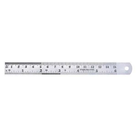 Steel Rule 6 by USA Groz Rulers & Straight Edges