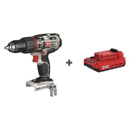 Cordless Hammer Drill Kit 1/2" Chuck Type PCC620B/PCC680L by USA Porter Cordless Hammer Drills