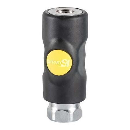 Safety Quick Coupling 3/8" FNPT by USA Prevost Pneumatic Hose Quick Connect Fittings