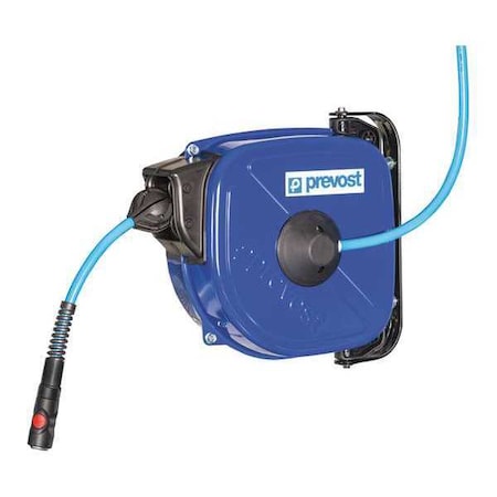Hose Reel 3/8"x33 ft. USI Coupling by USA Prevost Pneumatic Spring Return Hose Reels
