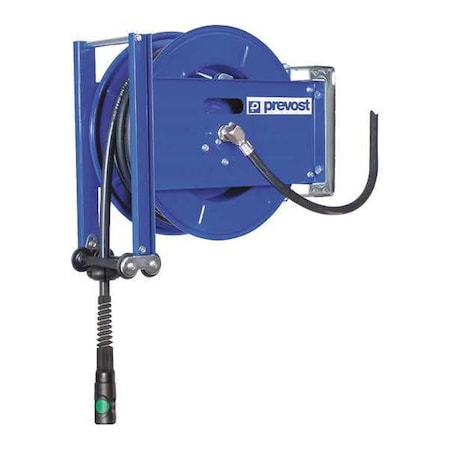 Hose Reel 1/2"x33 ft. ESI Coupling by USA Prevost Pneumatic Spring Return Hose Reels