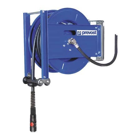 Hose Reel 1/2"x65 ft. USI Coupling by USA Prevost Pneumatic Spring Return Hose Reels