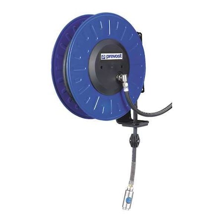 Hose Reel 1/2"x98 ft. ISI Coupler by USA Prevost Pneumatic Spring Return Hose Reels