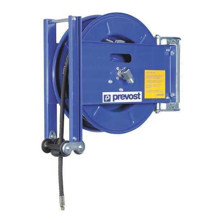 Grease Hose Reel 1/4" 33 ft. 400 bar by USA Prevost Pneumatic Spring Return Hose Reels