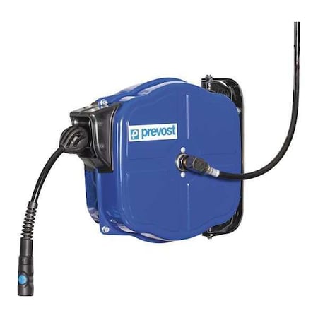 Hose Reel 3/8"x33 ft. Ind Coupling Type DPF 1010IS by USA Prevost Pneumatic Spring Return Hose Reels