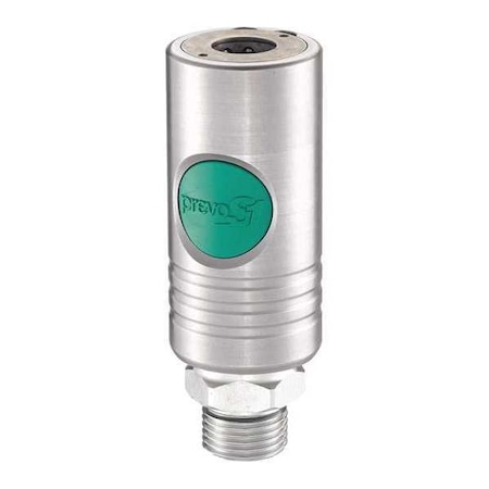 High Flow Safety Coupler 3/4" MNPT by USA Prevost Pneumatic Hose Quick Connect Fittings
