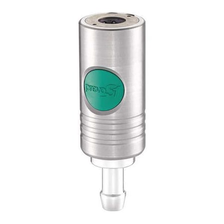 High Flow Safety Coupler 5/8" Barb by USA Prevost Pneumatic Hose Quick Connect Fittings