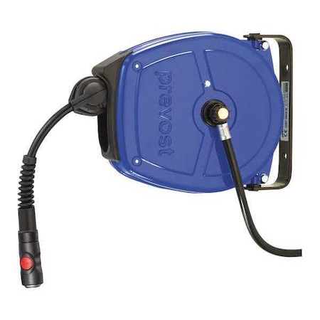 Hose Reel 3/8"x10 ft. USI Coupler by USA Prevost Pneumatic Spring Return Hose Reels