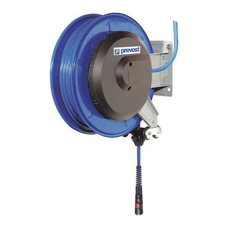 Hose Reel 3/8"x82 ft. USI Coupler by USA Prevost Pneumatic Spring Return Hose Reels