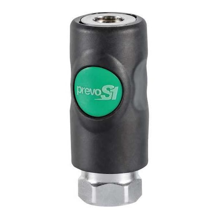 High Flow Safety Coupler 3/8 In FNPT Type ESI 071202 by USA Prevost Pneumatic Hose Quick Connect Fittings
