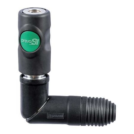 High Flow Swivel Coupler 1/4" FNPT by USA Prevost Pneumatic Hose Quick Connect Fittings