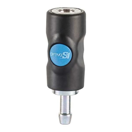Industrial Safety Coupler 1/4" Barb by USA Prevost Pneumatic Hose Quick Connect Fittings