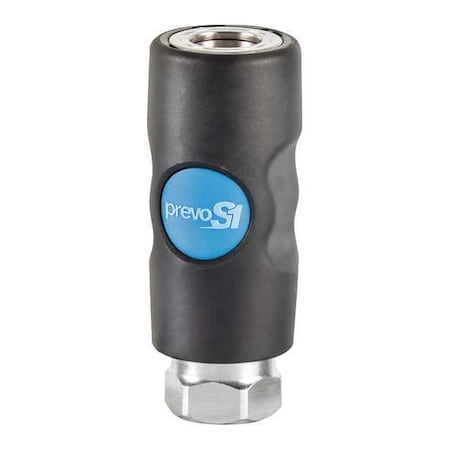 Industrial Safety Coupler 3/8" FNPT by USA Prevost Pneumatic Hose Quick Connect Fittings