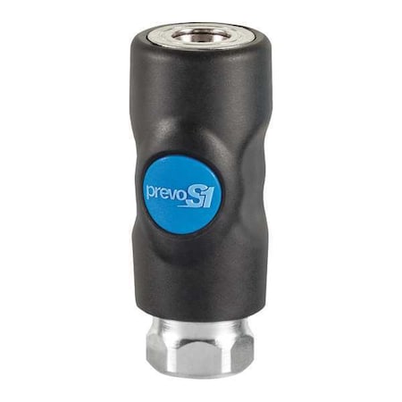 Industrial Safety Coupler 3/8 In FNPT by USA Prevost Pneumatic Hose Quick Connect Fittings