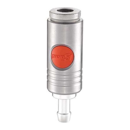 TruFlate Safety Coupler 5/8" Barb by USA Prevost Pneumatic Hose Quick Connect Fittings
