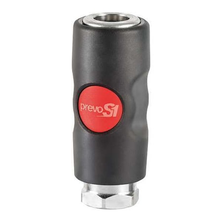 TruFlate Safety Coupler 1/4" FNPT by USA Prevost Pneumatic Hose Quick Connect Fittings