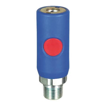 TruFlate Coupler 1/4" MNPT by USA Prevost Pneumatic Hose Quick Connect Fittings