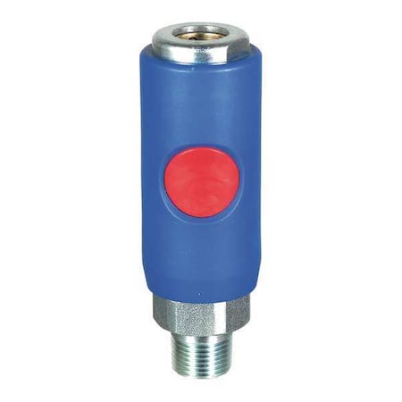 TruFlate Coupler 1/2" MNPT Type URC 081253 by USA Prevost Pneumatic Hose Quick Connect Fittings