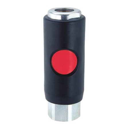 TruFlate Safety Coupler 1/2" FNPT Type USC 081203 by USA Prevost Pneumatic Hose Quick Connect Fittings