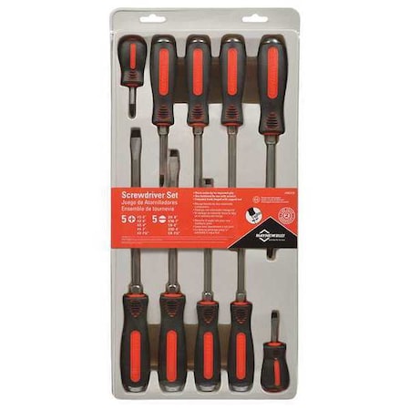 Screwdriver Set 10pcs. by USA Mayhew Screwdriver Sets