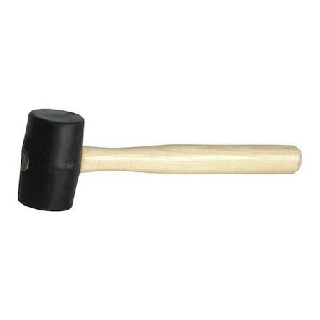 Mallet Rubber 12 oz. Black by USA Keysco Mallets