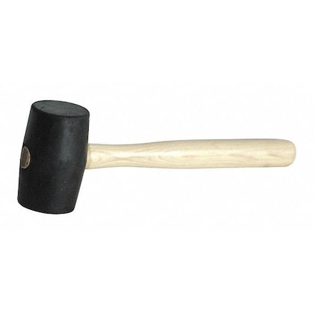 Mallet Rubber 24 oz. Black by USA Keysco Mallets