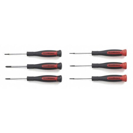 Mini Dual Material Screwdriver Set 6pcs. by USA Gearwrench Screwdriver Sets