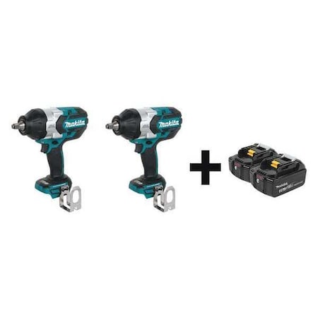 Cordless Impact Wrench Kit 18V 4.0Ah Type XWT08Z BL1840B 2 by USA Makita Cordless Power Impact Tools