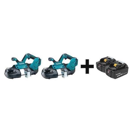 Cordless Band Saw Kit 18V 4.0Ah by USA Makita Cordless Power Band Saws