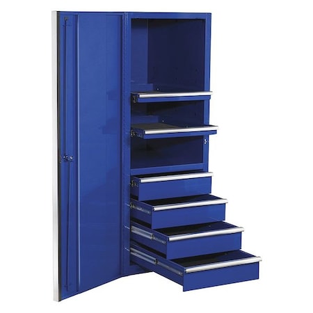 Side Cabinet Blue by USA Extreme Tools Chest & Side Cabinets