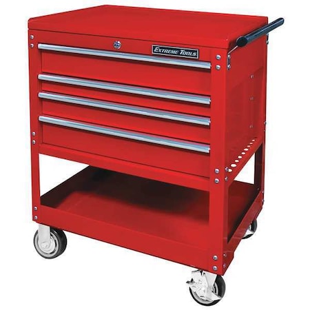 Tool Cart 32" Red by USA Extreme Tools Rolling & Combination Cabinets & Carts