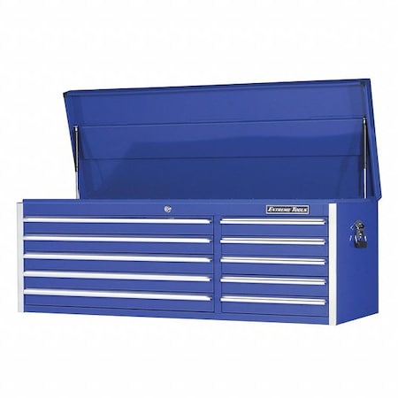 Top Tool Chest 56" 10 Drawer Blue by USA Extreme Tools Chest & Side Cabinets