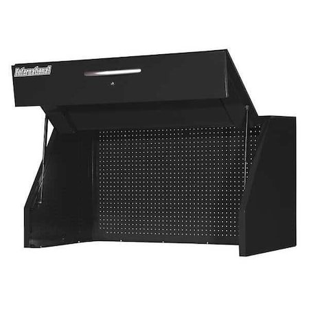Super Duty Wide Hutch 54" Black by USA International Tool Box Rolling & Combination Cabinets & Carts
