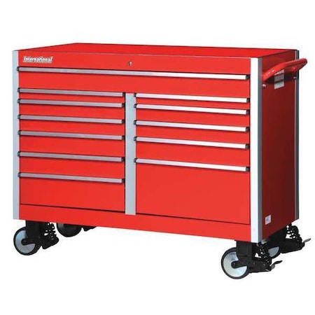 Super Duty Red Cabinet 54 by USA International Tool Box Tool Chest & Side Cabinets
