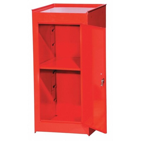Side Half Locker Shelf 2 Drawer Red by USA International Tool Box Tool Chest & Side Cabinets