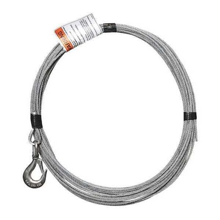 Cable Assembly Galvanized 3/16" x 90 ft. by USA Oz Lifting Heat Gun Parts