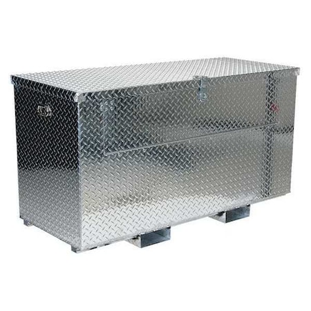 Alum Tool Box Fold Down Frk Pocket 30x60 by USA Vestil Jobsite Boxes