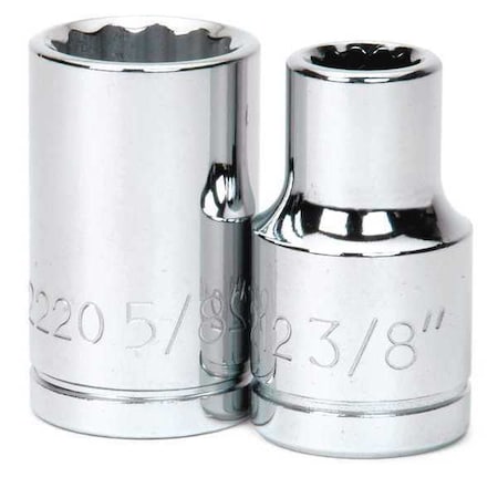 Standard Socket 1/2" D 6Pt 3/8 by USA Williams Sockets
