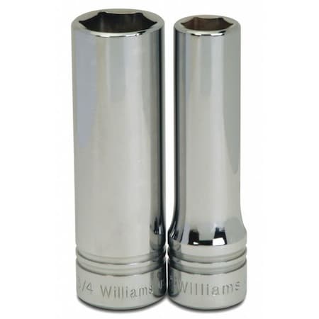 Deep Socket 1/2" D 6 Pt 5/8 by USA Williams Sockets