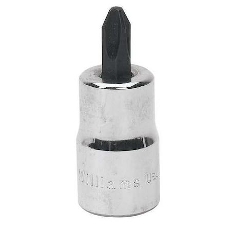 Phillips Bit Socket 1/2" D 4Pt by USA Williams Sockets