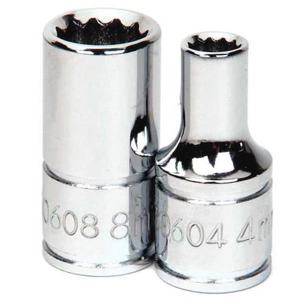 Socket 1/4" D 12Pt 14mm Min. Qty 100 by USA Williams Sockets