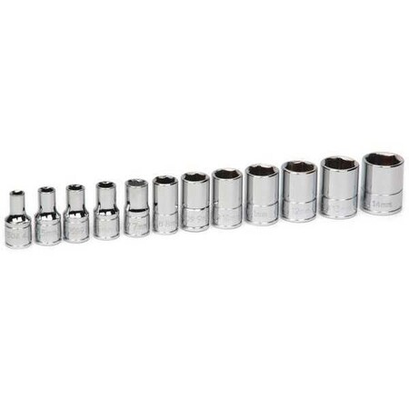 Socket Set 1/4" D 6Pt 12pcs. Type 30926 by USA Williams Sockets