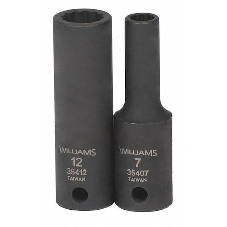 Deep Impact Socket 3/8" D 10mm 12Pt by USA Williams Sockets