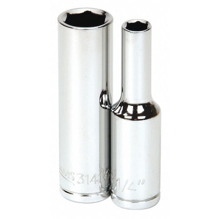 Deep Socket 3/8" D 6Pt 1 by USA Williams Sockets
