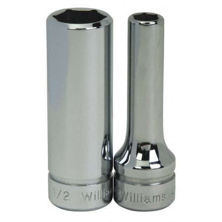Williams Deep Socket 3/8" D 6Pt 18mm Technical Info