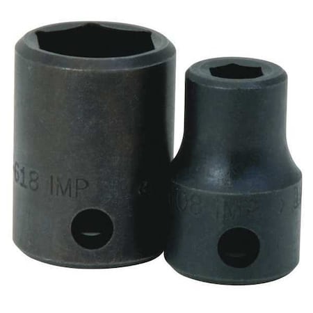 Standard Impact Socket 1/2"D 6Pt 1/2 by USA Williams Sockets